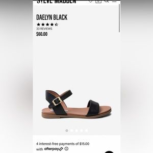 NEVER WORN Steve Madden sandals